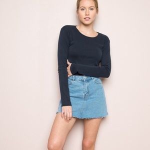 Super cute brandy Melville denim skirt